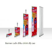 Banner cuốn nhôm điều chỉnh kích thước